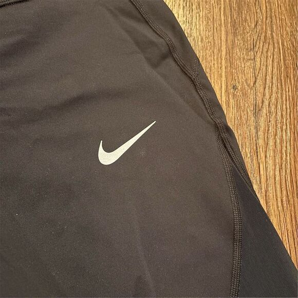 Nike Women's Dri-FIT Running Crop Leggings Black Size L - Picture 12 of 12